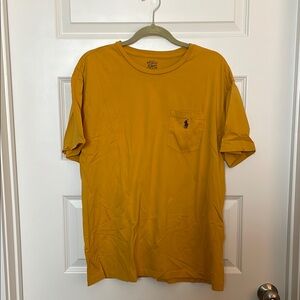 Polo by Ralph Lauren Men's Mustard T-Shirt
